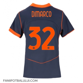 Inter Milan Federico Dimarco #32 Tricou Fotbal Replică 2025-26 Femei Treilea